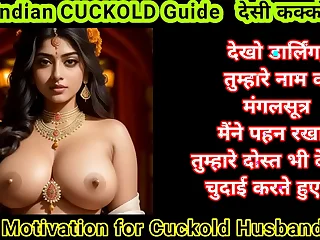 Cuckold Motivation 1 (Indian wife capital punishment cuckold sex for first time Hindi audio)