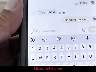 Horny Teen Fucks Her Stepbro After He Texts Her Dick Pics